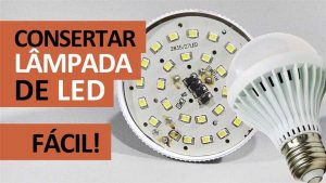como consertar lâmpada de led